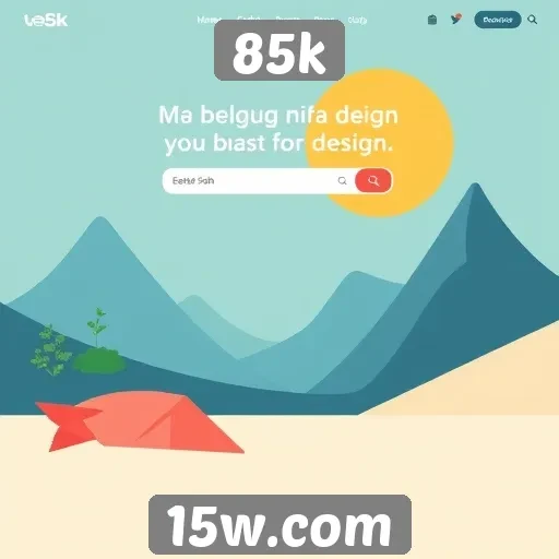 Novidades no design do site 85k melhoram a experiência do usuário